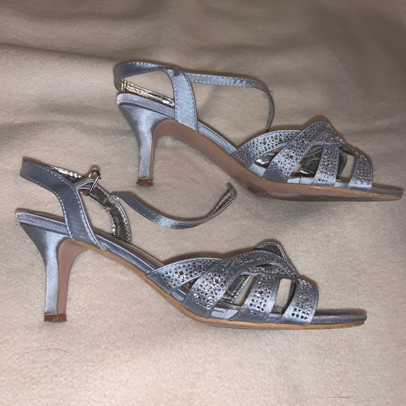 Silver Prom/Party Heels - Picture 1 of 5